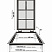 Напольный люк под плитку П500х1000 самоподъемный невидимый с газовыми амортизаторами, петли по узкой стороне для погреба в подвал