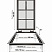 Напольный люк под плитку П700х800 самоподъемный невидимый с газовыми амортизаторами, петли по узкой стороне для погреба в подвал