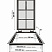 Напольный люк под линолеум/паркет П600х650 самоподъемный невидимый с газовыми амортизаторами, петли по узкой стороне